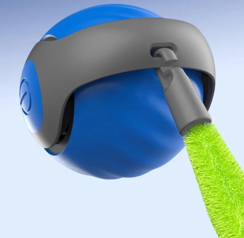 🐾 Speedy Tail 2.0 – Interaktiver elektrischer Rollball mit aufregendem Schwanz – Intelligentes Katzenspielzeug für drinnen und draußen 🎉🐱