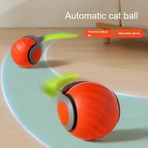 🐾 Speedy Tail 2.0 – Interaktiver elektrischer Rollball mit aufregendem Schwanz – Intelligentes Katzenspielzeug für drinnen und draußen 🎉🐱