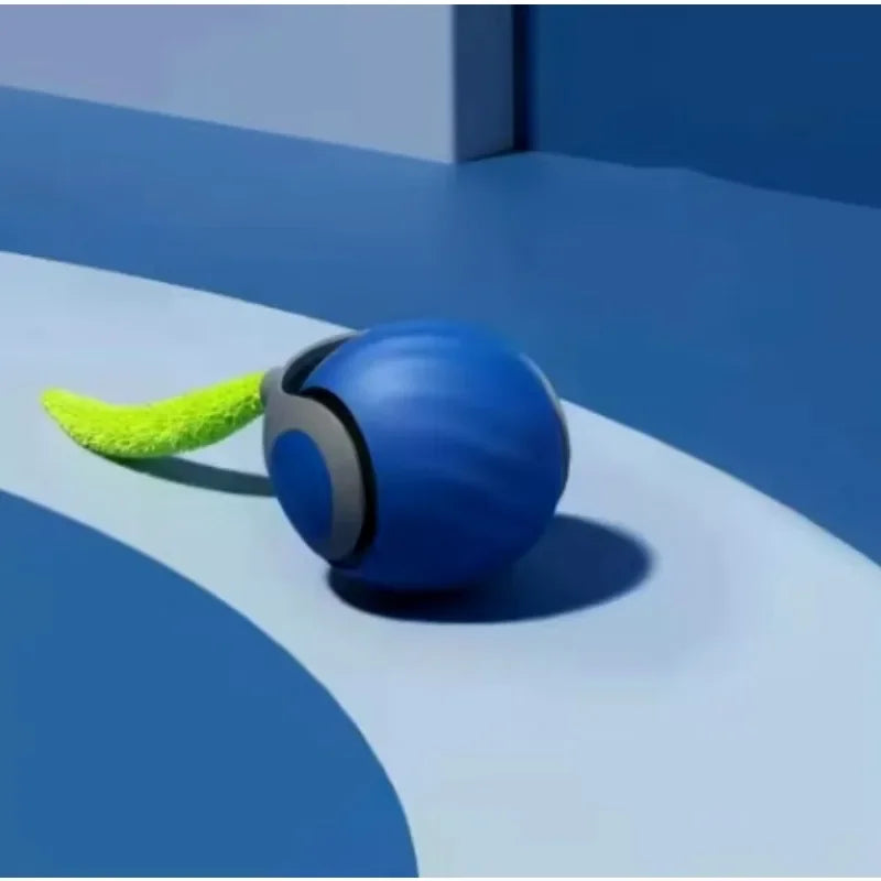 🐾 Speedy Tail 2.0 – Interaktiver elektrischer Rollball mit aufregendem Schwanz – Intelligentes Katzenspielzeug für drinnen und draußen 🎉🐱