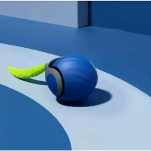 🐾 Speedy Tail 2.0 – Interaktiver elektrischer Rollball mit aufregendem Schwanz – Intelligentes Katzenspielzeug für drinnen und draußen 🎉🐱